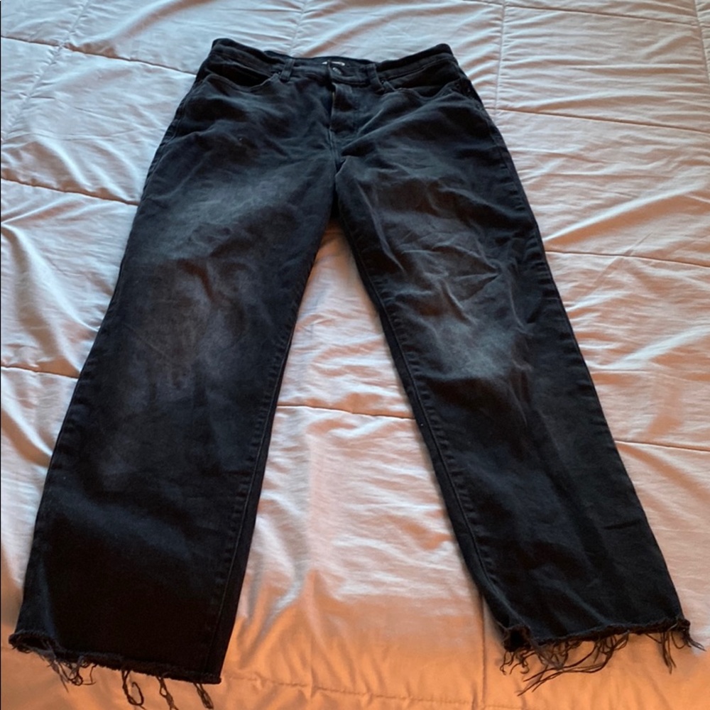 Old navy dark wash straight leg jeans